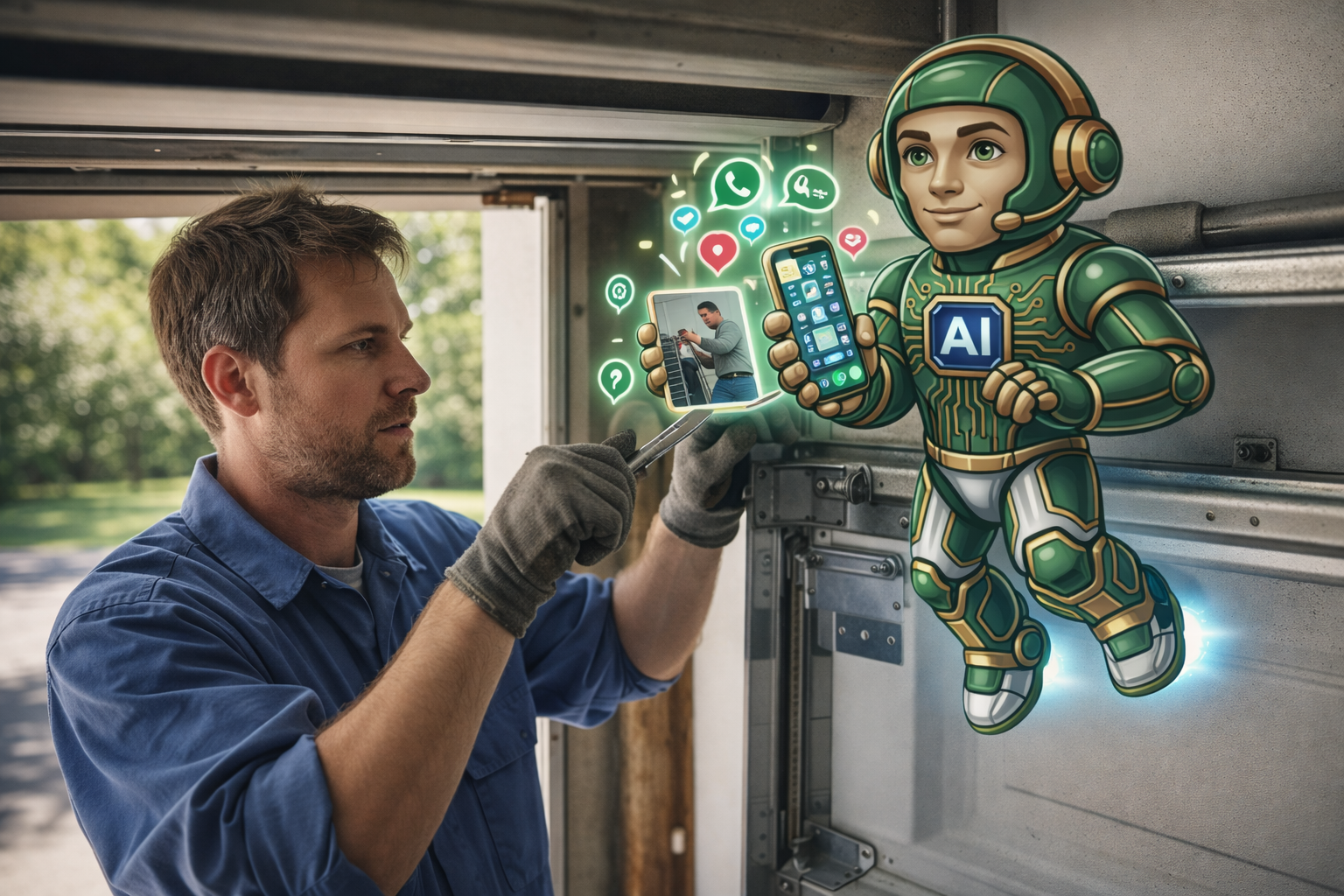 Garage Doors AI call agent